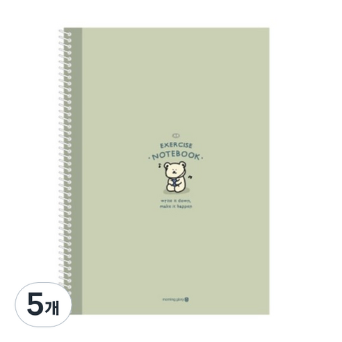 모닝글로리 4500 A4 연습장, 랜덤발송, 5개
