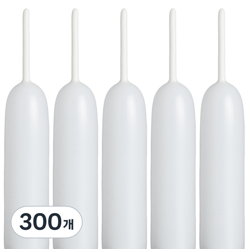 셈퍼텍스 요술풍선 260s, 화이트, 300개