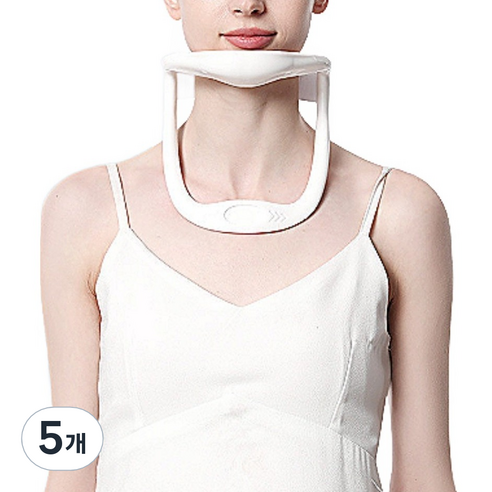 노바핏 바른자세 바른 목 스트레칭 지지대 화이트, 5개