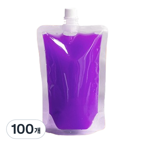 다이쓔 스파우트 음료 파우치 150ml 9mm, 혼합색상, 100개