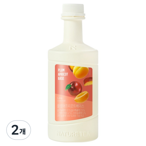 네이쳐티 플럼애프리콧트 베이스, 1.2kg, 2개