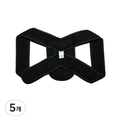 제로투히어로 어깨 밴드 블랙 S, 5개