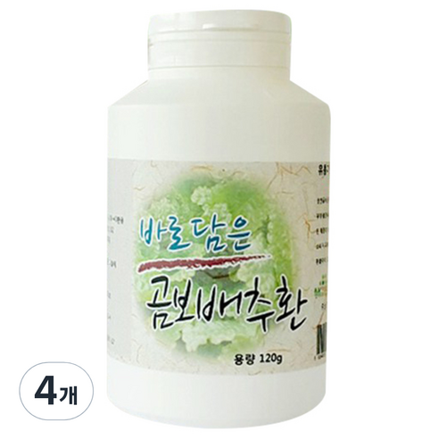 NK협동조합 곰보배추환, 4개, 120g