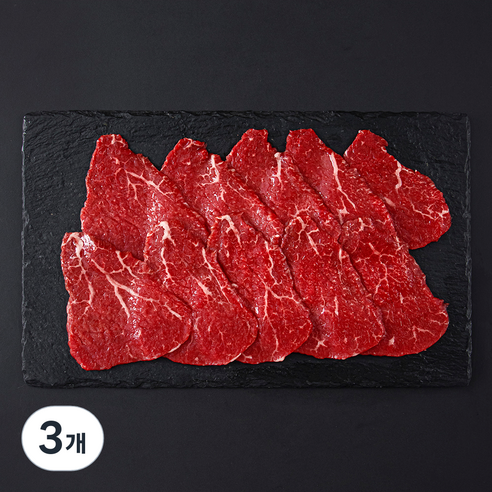 참연한우 어린암소 소고기 1등급 (냉장), 300g, 3개