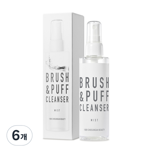 조성아뷰티 브러쉬 클렌저 미스트, 6개, 100ml