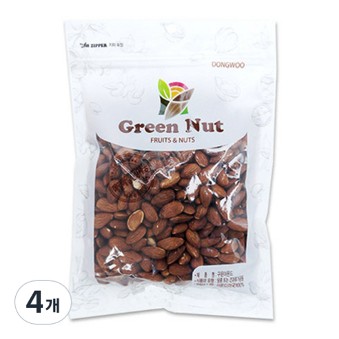 그린너트 구운 아몬드, 400g, 4개