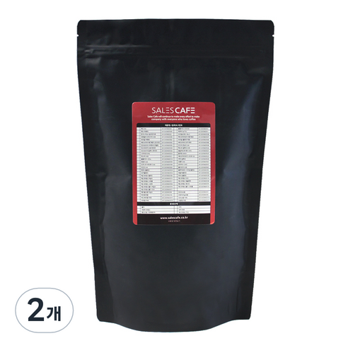 세일즈카페 블렌드 원두커피 진한맛, 더치, 500g, 2개