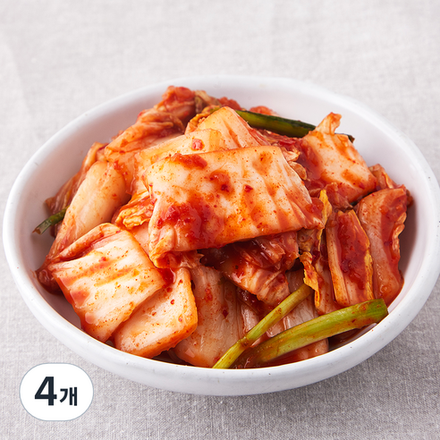 금자네 썰은 배추김치, 1kg, 4개