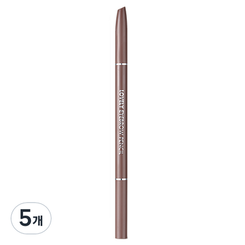 토니모리 러블리 아이브로우 펜슬 0.1g, 6호 라떼 브라운, 5개