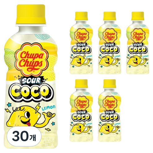 츄파춥스 사우어코코 레몬 주스, 30개, 240ml