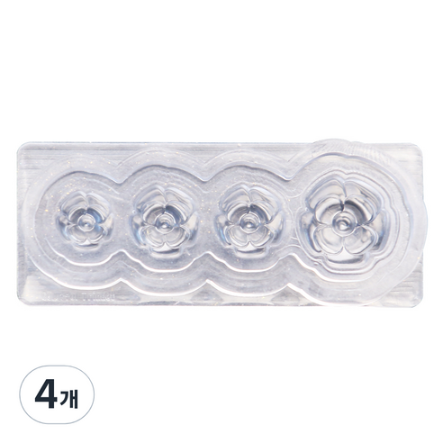 네일스케치 3D 네일몰드, 꽃, 4개