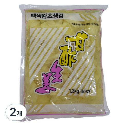 신동원 백색 감초 생강, 2개, 1.3kg