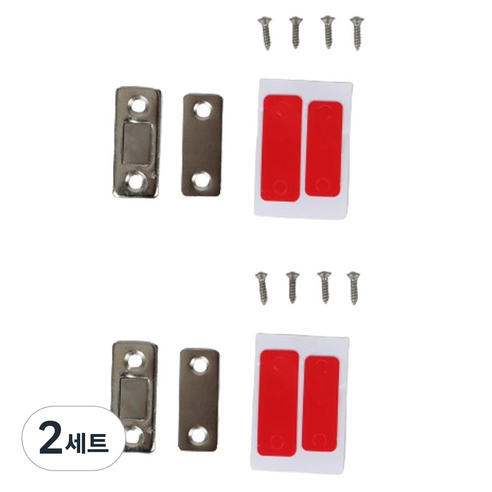 올고르 슬림 자석 캐치 2종 x 2p 세트, 2세트