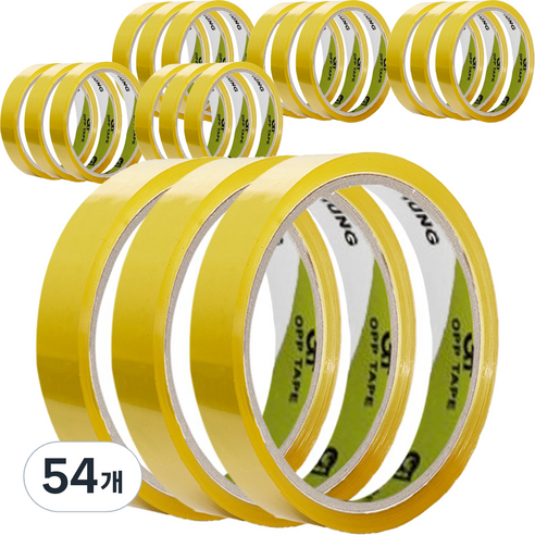 신흥테이프 문구테이프 25m x 폭 16mm, 54개