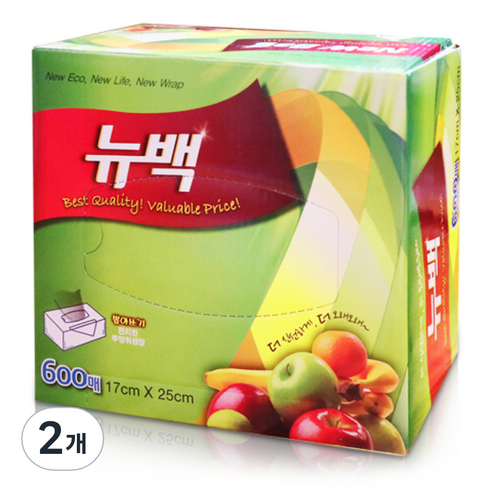 뉴랩 위생백, 미니(XS), 600개입, 2개