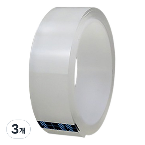 조조 무자국 초강력 실리콘 양면 테이프 2mm x 1m, 3개