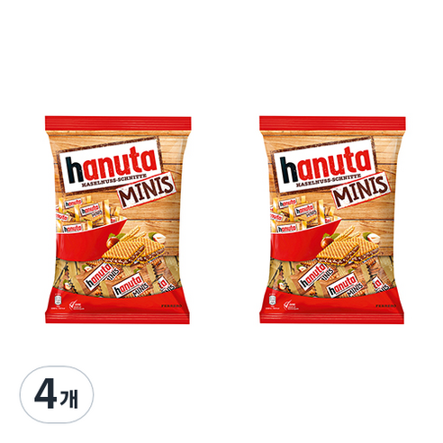페레로 하누타 미니스 샌드, 200g, 4개