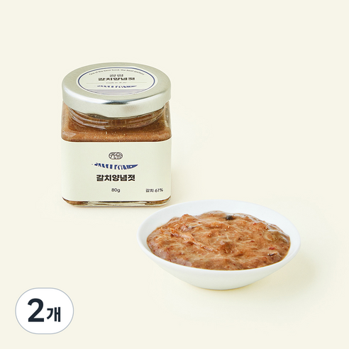 [로켓프레시] 광령 갈치 양념젓, 80g, 2개