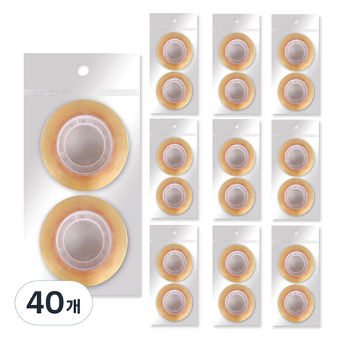 블루마토 투명테이프3 18mm x 35m, 40개