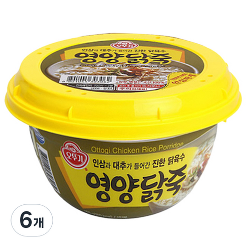 오뚜기 영양닭죽, 285g, 6개
