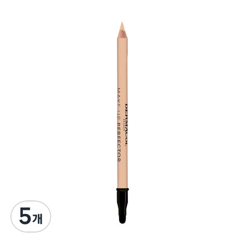 더마콜 메이크업 퍼펙터 컨실러 펜슬 1.5g, 5개, 1호 라이트 베이지