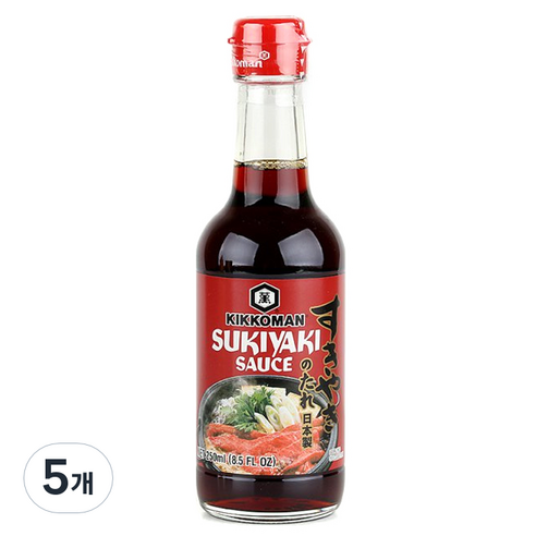 기꼬만 스키야키 소스, 250ml, 5개