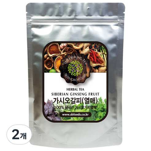 성보식품 가시오갈피 열매 차, 100g, 2개