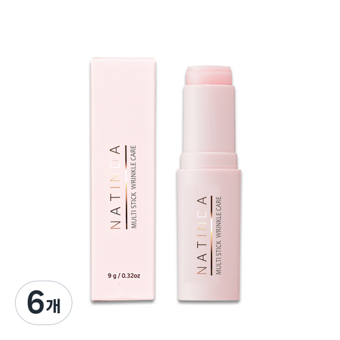 나틴다 멀티스틱 링클케어 9g, 핑크, 6개