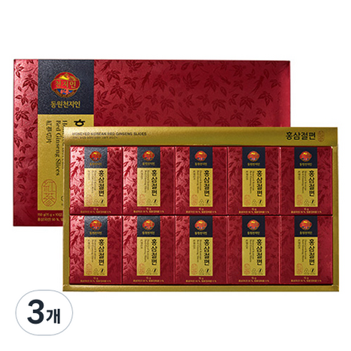 천지인 홍삼절편 10p, 150g, 3개