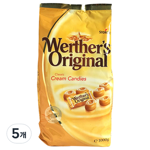 웨더스오리지날 크림 캔디, 1kg, 5개