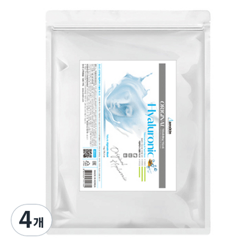 안스킨 오리지날 히알루로닉 모델링팩 1kg, 4개, 1개입