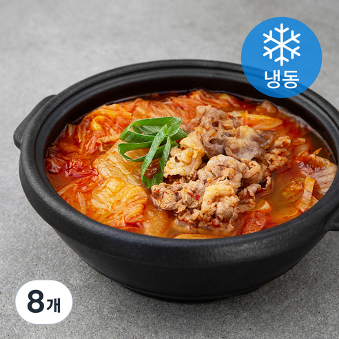 푸딩팩토리 우삼겹 김치찌개 (냉동), 185g, 8개