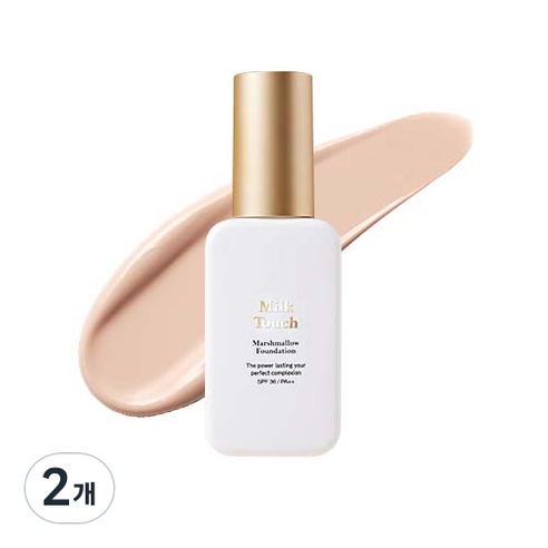 밀크터치 마쉬멜로우 파운데이션 30ml, 21호, 2개