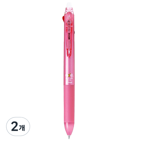 파이롯트 프릭션 2색 2C 볼펜 0.38mm, 소프트핑크, 2개