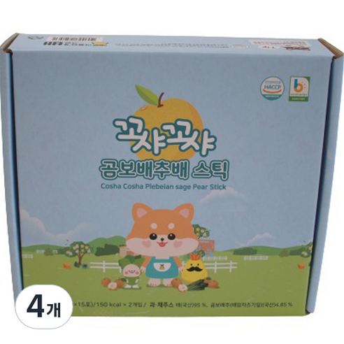 꼬샤꼬샤 곰보배추배 스틱