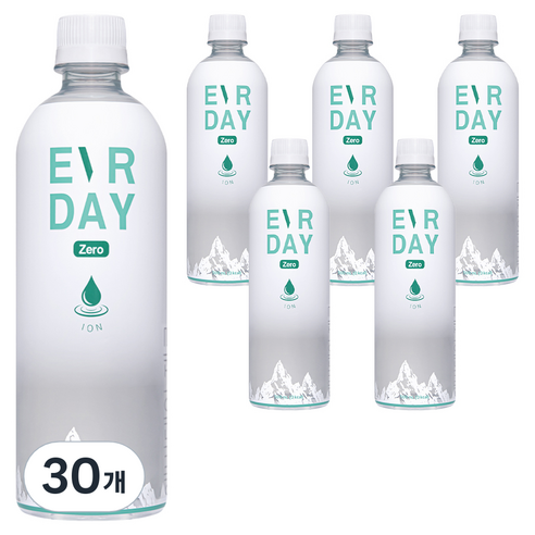 에버데이 제로 이온 음료, 500ml, 30개