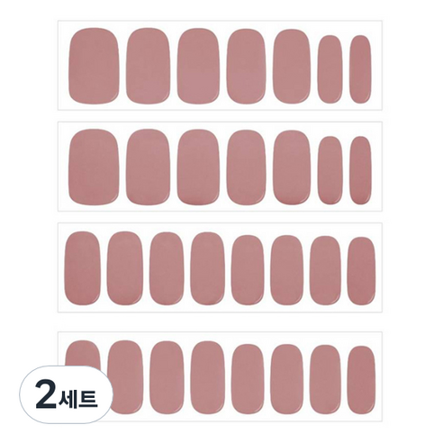 데싱디바 글로우 네일스티커 20p 세트, 발레리나, 2세트