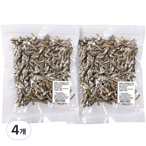 바다원 국내산 진공 조림용 멸치, 200g, 4개