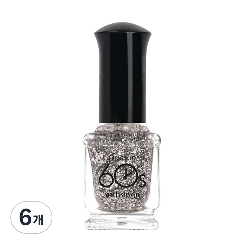 위드샨 60초 매니큐어 9ml, M125 샹들리에, 6개