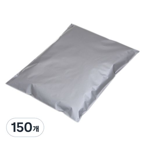 봄91 LDPE 접착형 택배봉투 은색, 150개