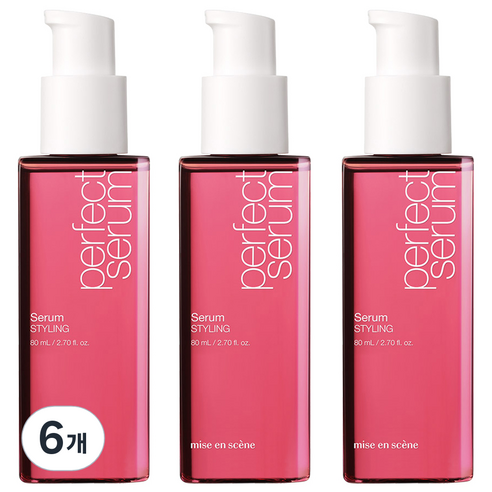 미쟝센 퍼펙트 스타일링 헤어세럼, 80ml, 6개