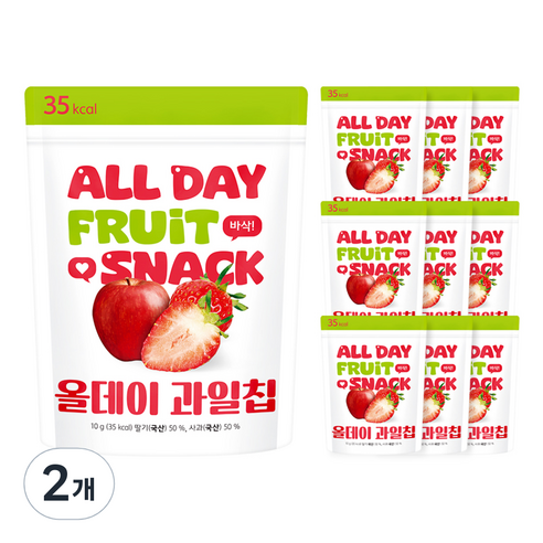 올데이 과일칩 10p, 100g, 2개