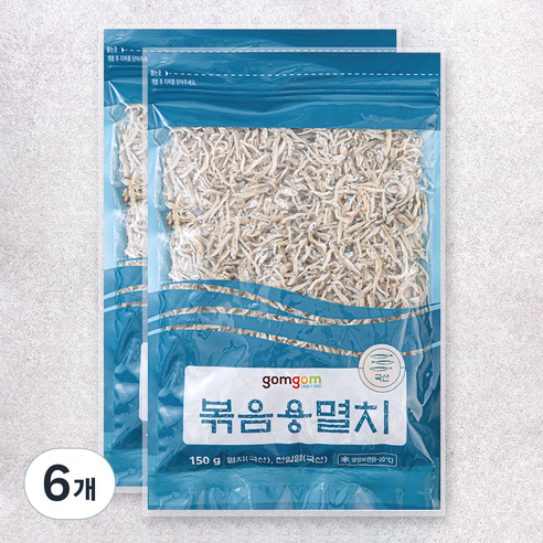 곰곰 볶음용멸치, 150g, 6개