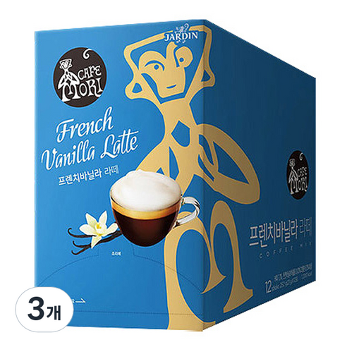 쟈뎅 까페모리 프렌치바닐라 라떼, 21g, 12개입, 3개