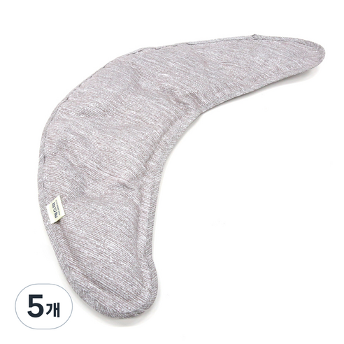 제스파 초승달 찜질팩 ZP2270G 그레이, 5개