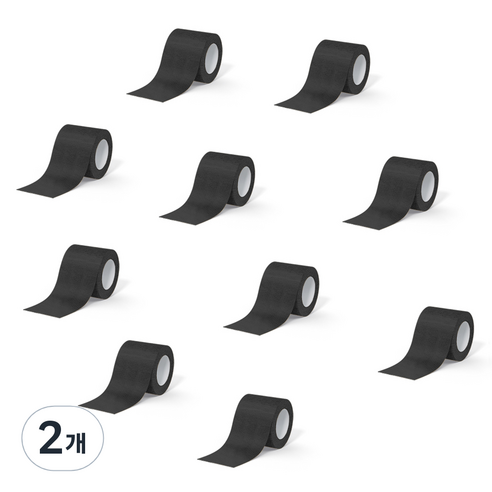 데이바이데이 바른생활이야기 밴드 5cm x 4.5m 블랙, 2개, 10개입