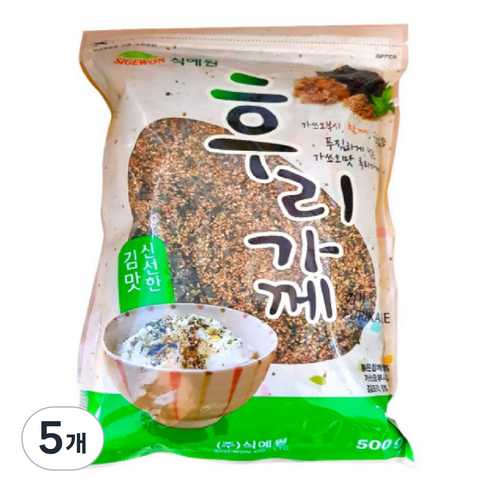식예원 김맛 후리가께, 500g, 5개