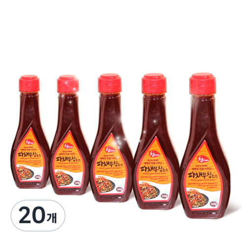 우리식품 참소스 파채무침 소스, 320g, 20개