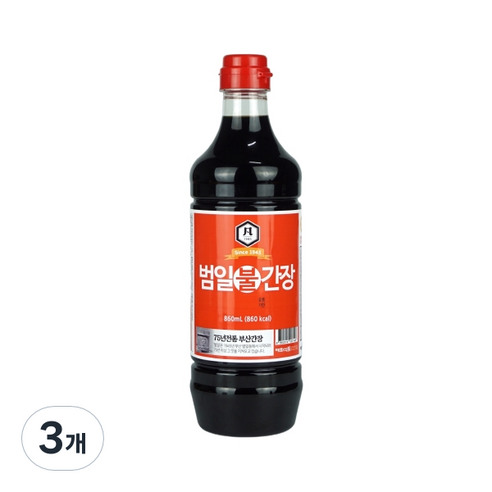 범일 불간장, 860ml, 3개