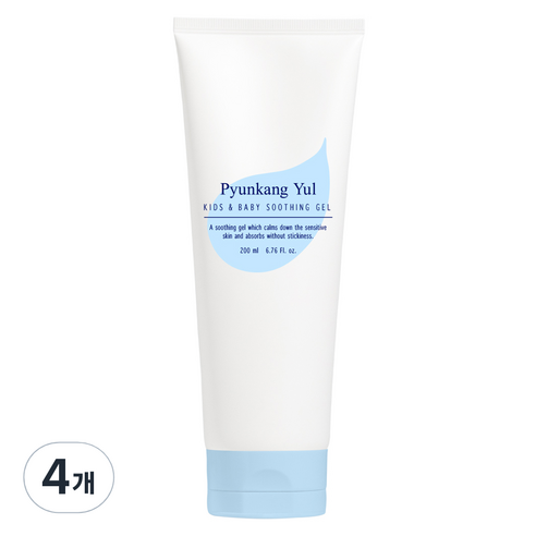 편강율 키즈 앤 베이비 수딩 젤, 200ml, 4개